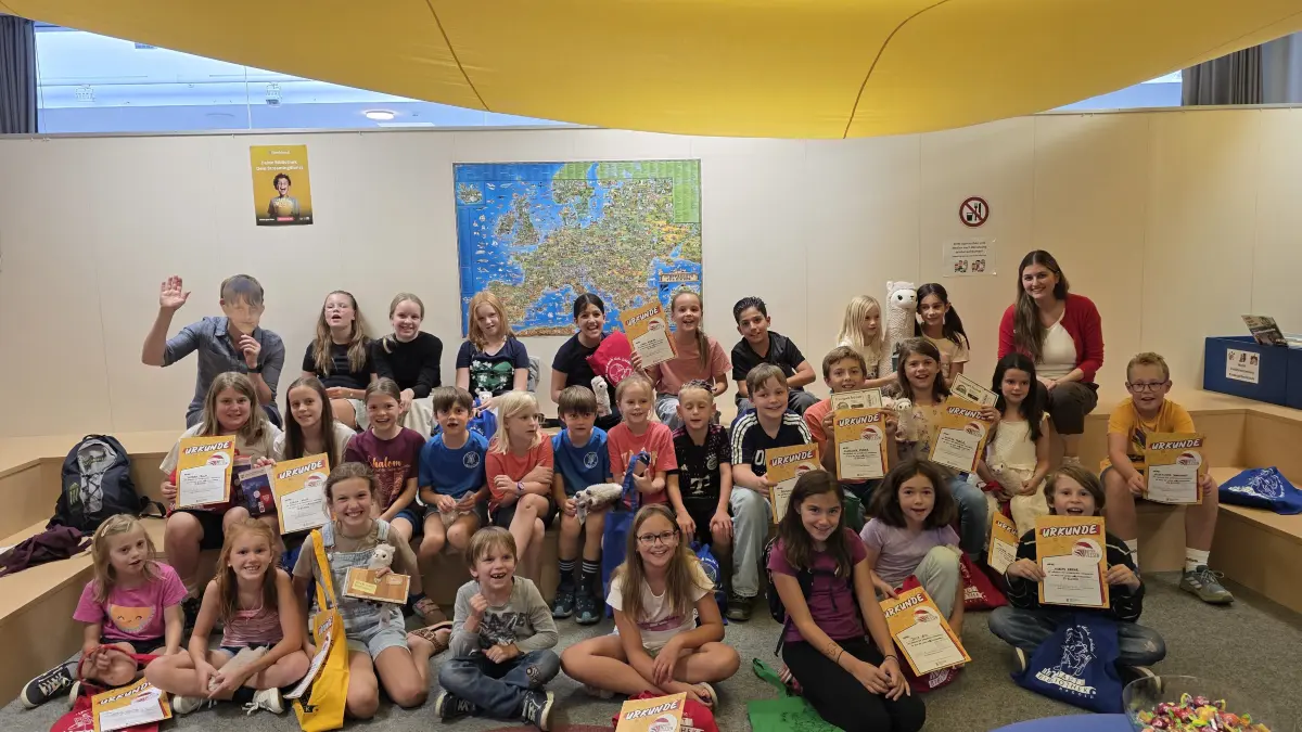 Viele Kinder waren zur Aktion "Heiss auf Lesen" in die Stadtbibliothek Nagold gekommen.