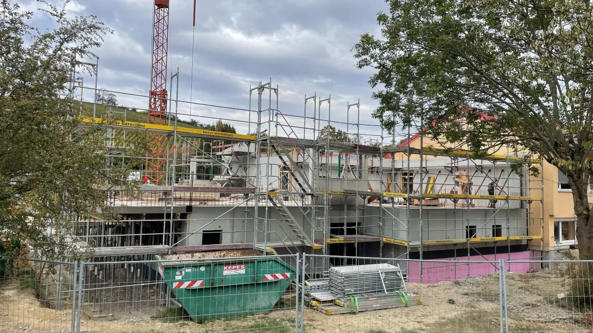 Die Gemeinde Schliengen baut im Ortsteil Mauchen ein neues Gebäude für die Grundschule.