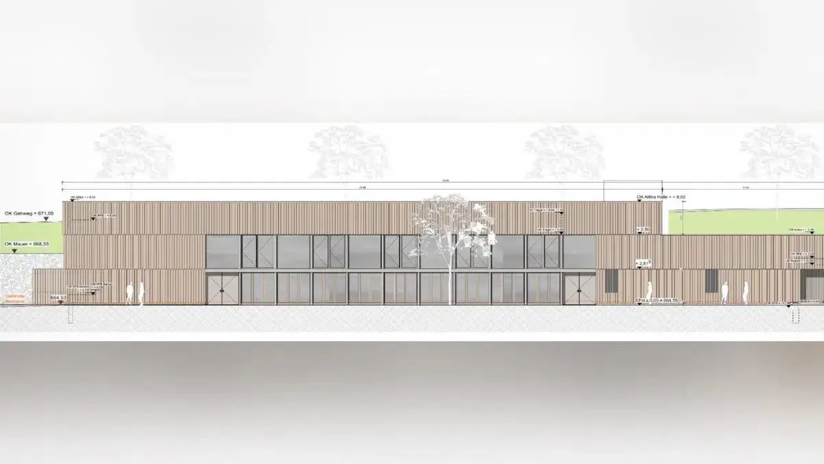 Die erste Ausschreibung für die neue Halle am Tennenbronner Weiher fällt deutlich teurer aus als erwartet.