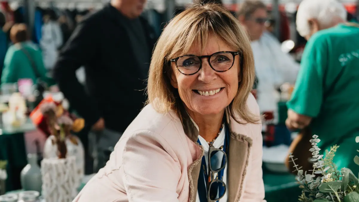 Marianne Mack freut sich auf das Flohmarkt-Wochenende.