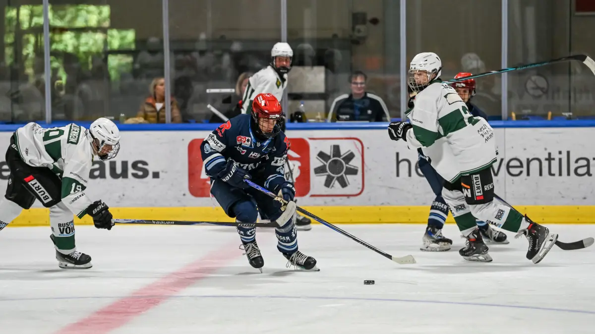Fynn Roedel (U20 Wild Wings Future #95)
beim Spiel U20 Wild Wings Future vs Bietigheim Steelers am 05.09.2026 in Schwenningen