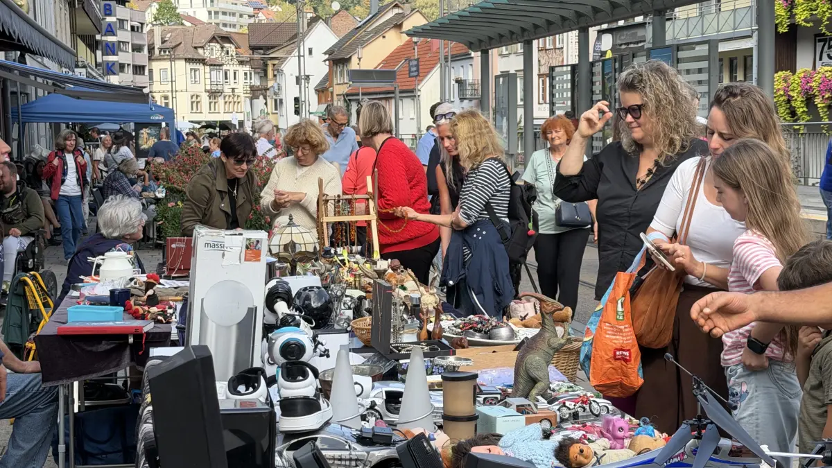 Beim verkaufsoffenen Sonntag zum Wildbader Herbst war in Bad Wildbad einiges geboten.