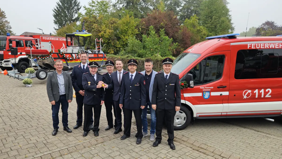 Übergabe Boiot und Fahrzeutg