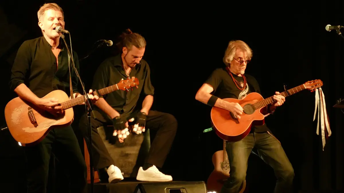 Die Band Dicke Fische begeisterte das Publikum bei ihrem Auftritt in der Festhalle in Pfalzgrafweiler.