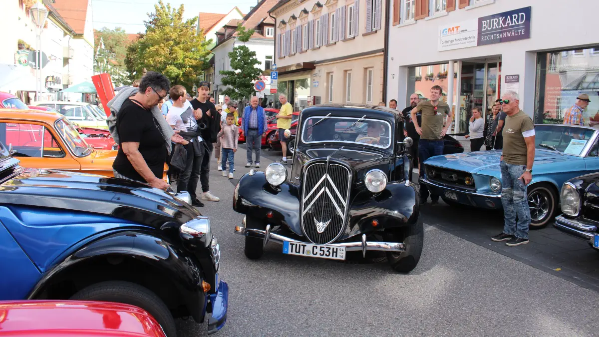 Beim Oldtimertreffen "Oberndorf Classic" gibt es viel zu staunen.