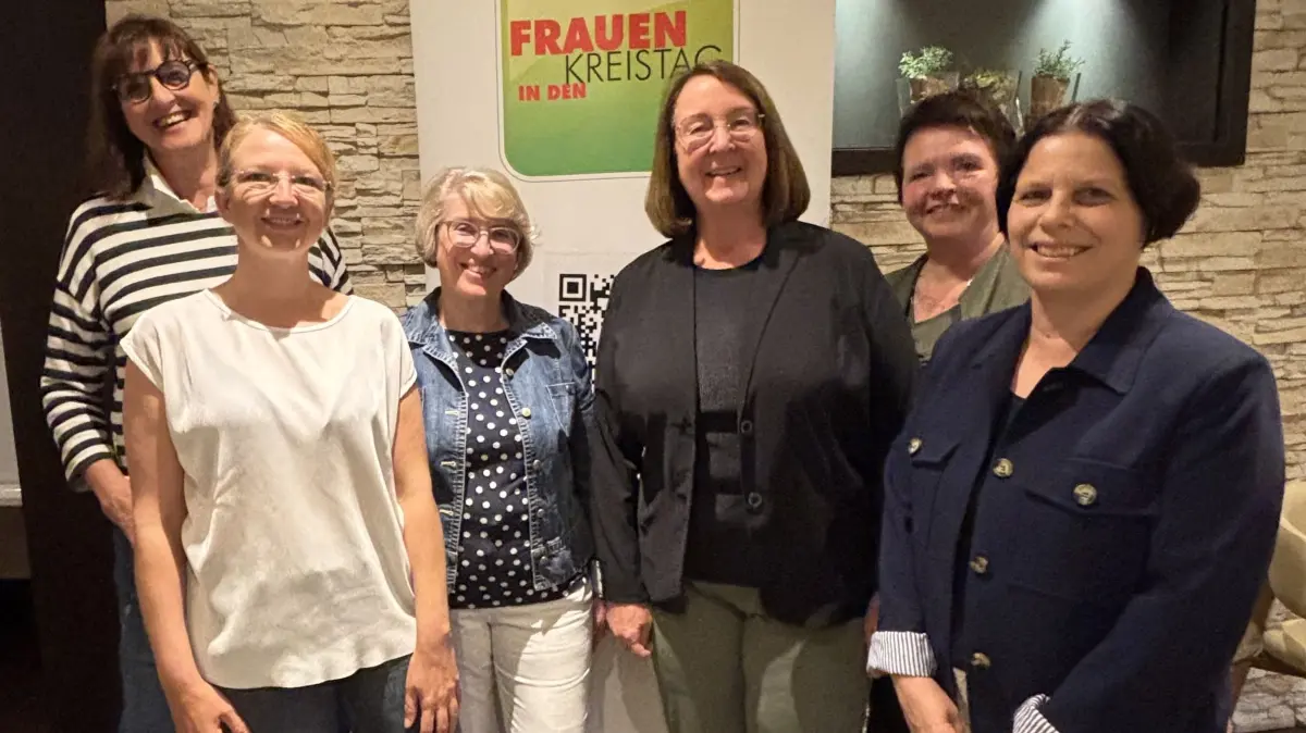 Sechs der sieben Vorstandsfrauen (von links): Martina Sillmann, Heike Grötzinger-Seropian, Monika Stelzer-Podschwadt, Susanne Brückner, Karin Kneissler und Melanie Heinzelmann.