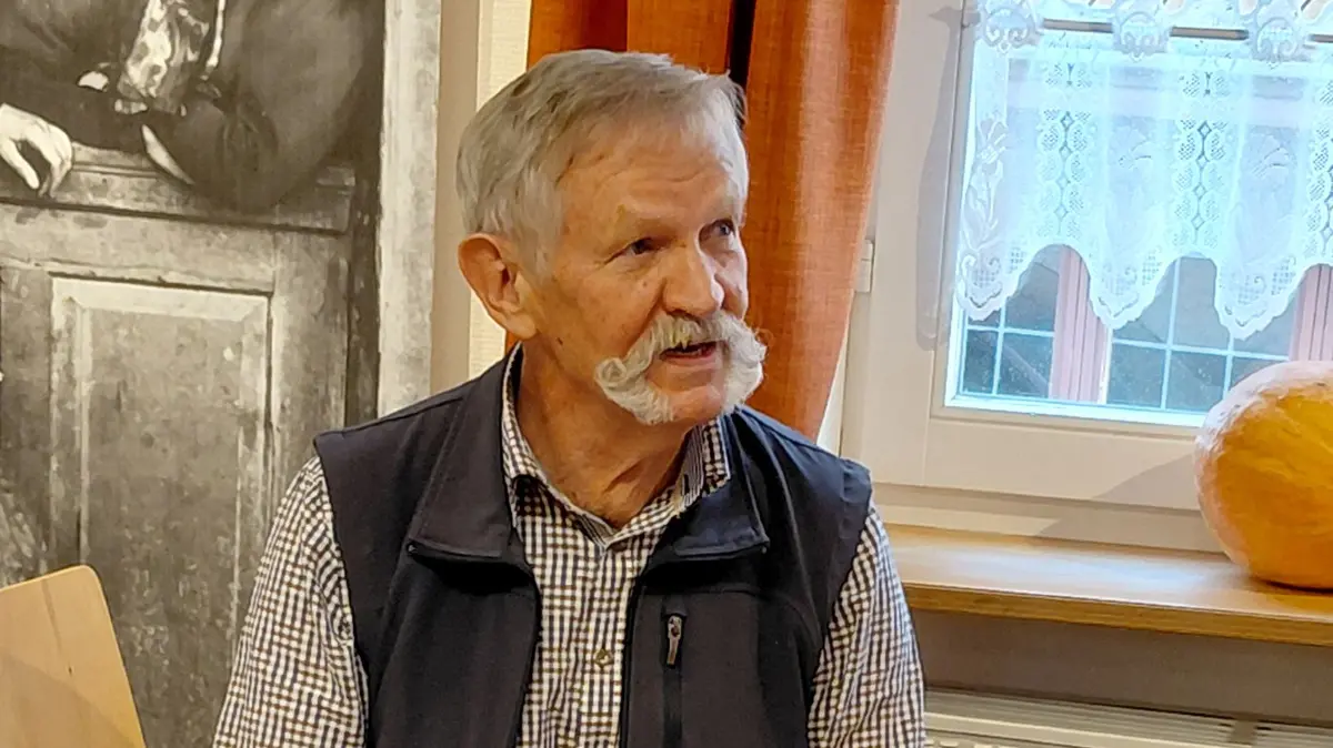 Referent Fritz Wöhrle bei seinem Vortrag