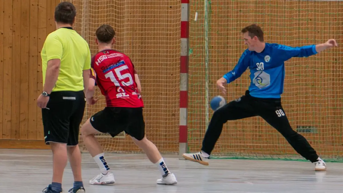 An HBK-Torhüter Felix Kuntz lag es nicht, dass der HBK gegen die HSG Hossingen/Meßstetten verlor.