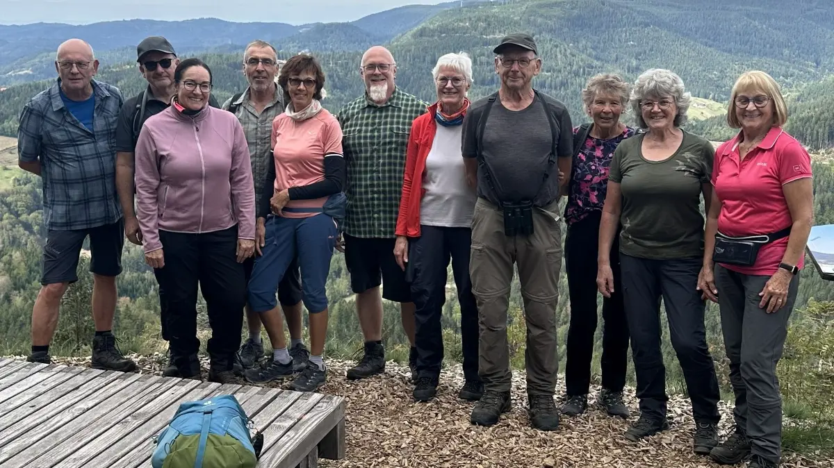 Gruppenbild an der Marienruhe