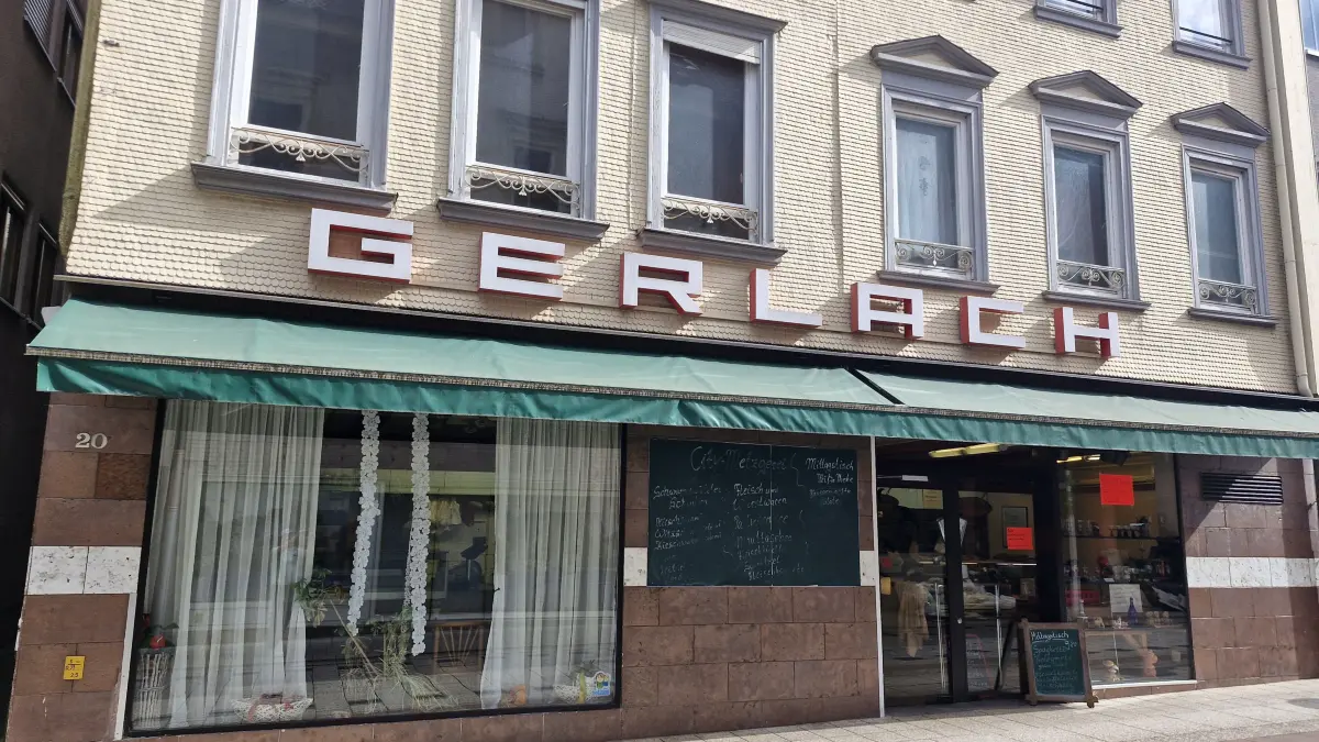 Die Metzgerei in der Wilhelmstraße schließt ihre Türen für immer.