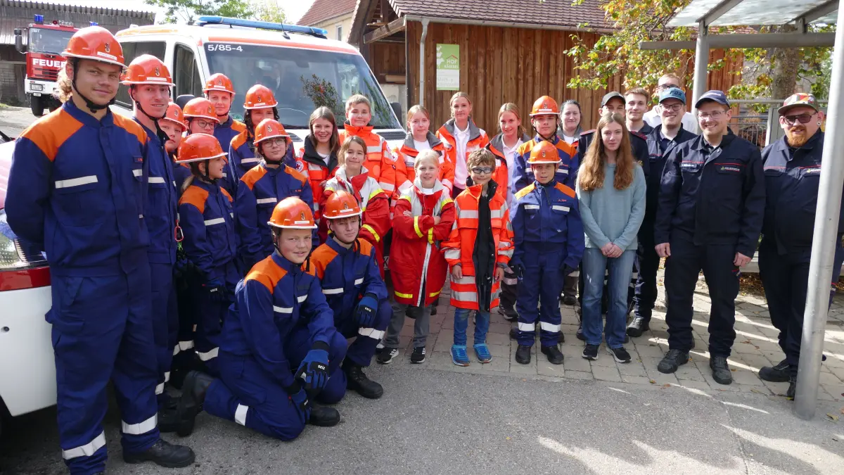 Die Leitstelle der 24-Stunden-Übung der Jugendabteilungen von Rotem Kreuz und Feuerwehr befindet sich in Sumpfohren.