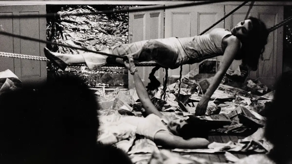 staatsgalerie stuttgart, »Water Light/Water Needle« von Carolee Schneemann