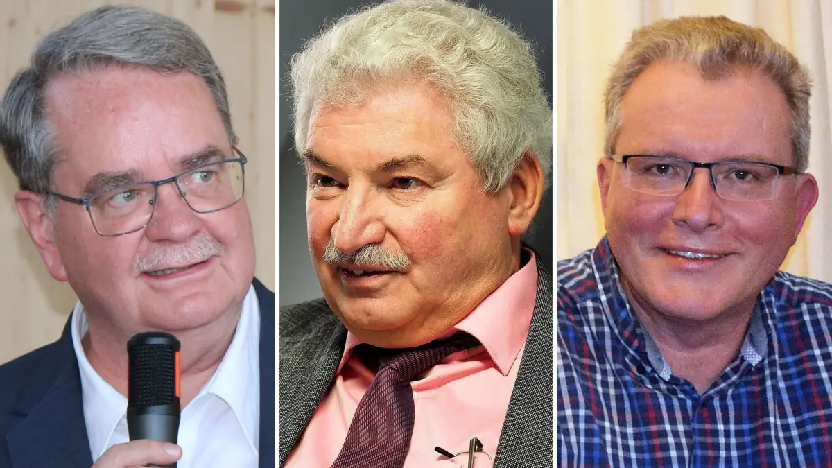 Von links: Winfried Asprion, Uwe Hellstern, Thomas Mattes.