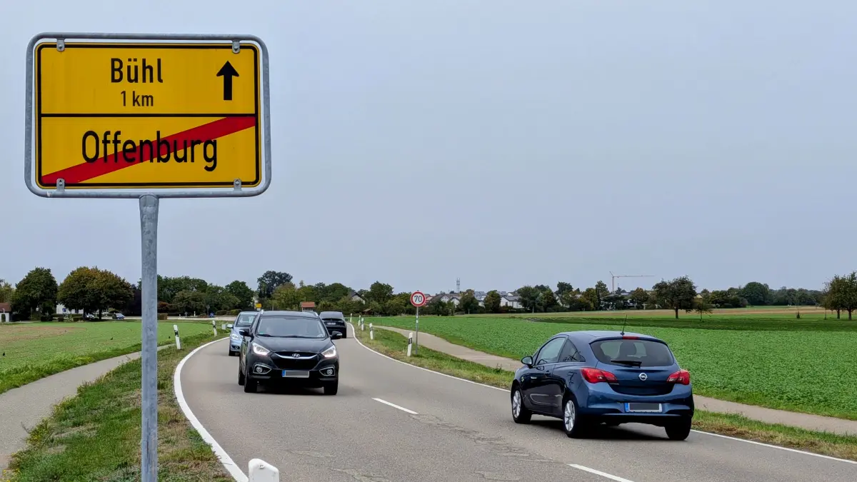 Rund um die Abstufung der B33 zwischen Offenburg und Willstätt - unser Foto zeigt den Abschnitt zwischen Offenburg und dem Ortsteil Bühl - gab es Wirbel.