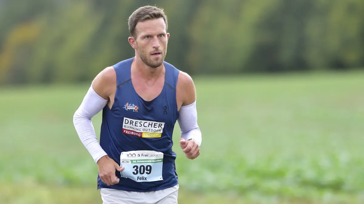 Schwarzwald-Marathon Bräunllngen 2026 - Marathon-Sieger Männer Nr. 309 Felix
