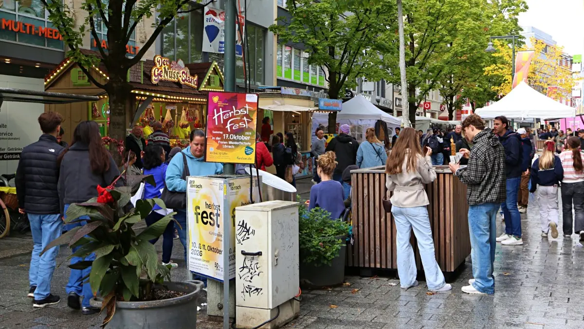 Trotz manchem kurzen Schauer war das Herbstfest gut besucht.