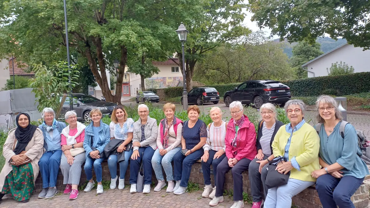 Das Kreiselteam beim Ausflug.