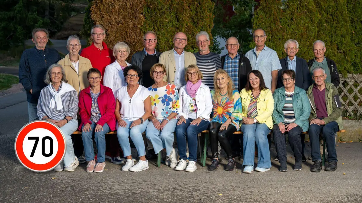 Der Jahrgang 1956 feierte sein 70-er Fest.
