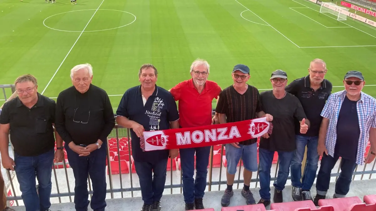 Neben dem Autodorom und dem Stadion in Monza stehen auch die Altstadt und schließlich eine besondere Wanderung auf dem Oberitalien-Programm der AH-Kombi.