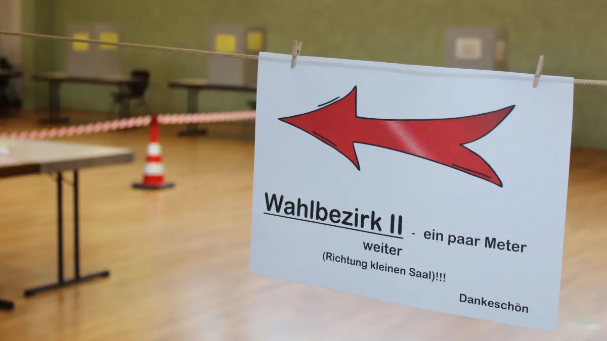 Hier geht's zur Wahl: In zwei Wochen, am 25. Oktober, können die Gechinger wieder ihre Stimmen in der Gemeindehalle abgeben.