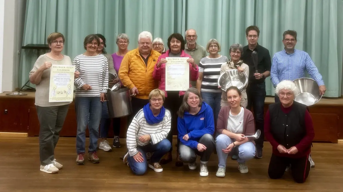 Die ehrenamtlichen Helfer von "Balingen is(s)t zusammen" freuen sich auf den November.