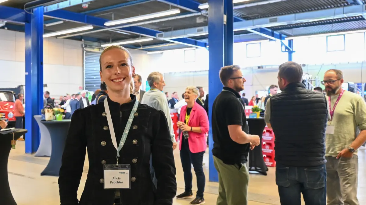 Alicia Feuchter, 24 Jahre alt und gelernte Schreinerin, hat nach ihrem Meister vor, eine oder mehrere Schreinereien zu übernehmen. Sie war eine der Teilnehmenden am Nachfolgefestival.