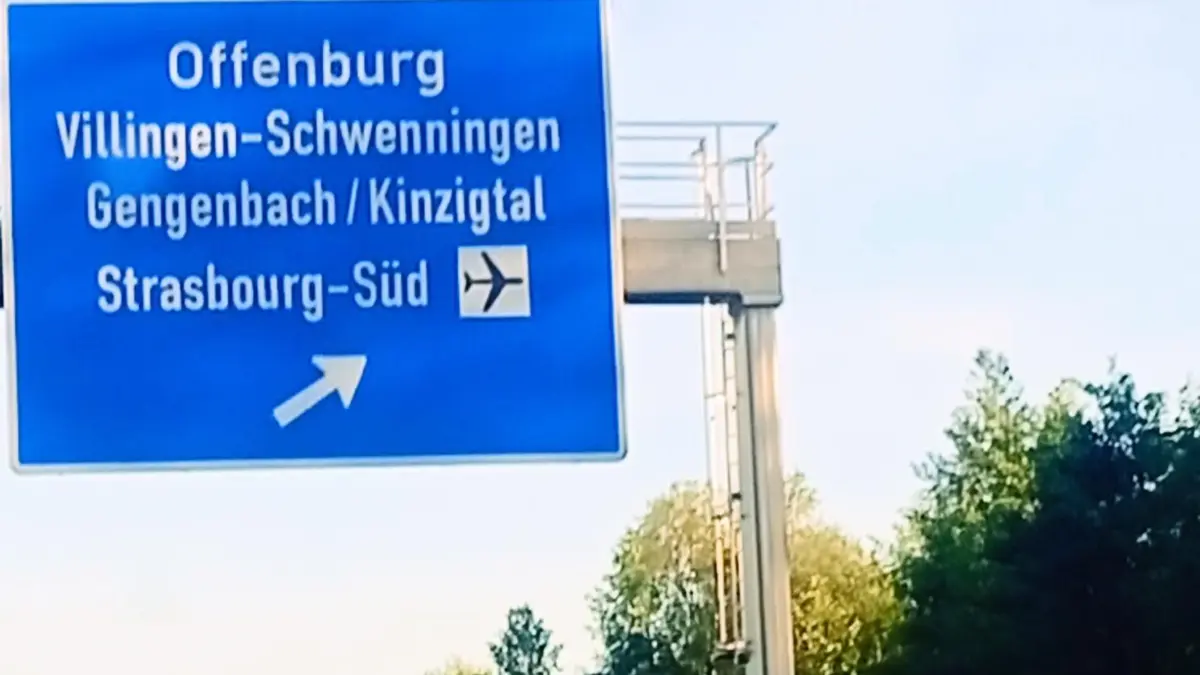 Nächste Ausfahrt Offenburg? Noch ist nicht klar, ob Tobias Benz neuer Oberbürgermeister der Ortenaumetropole wird.