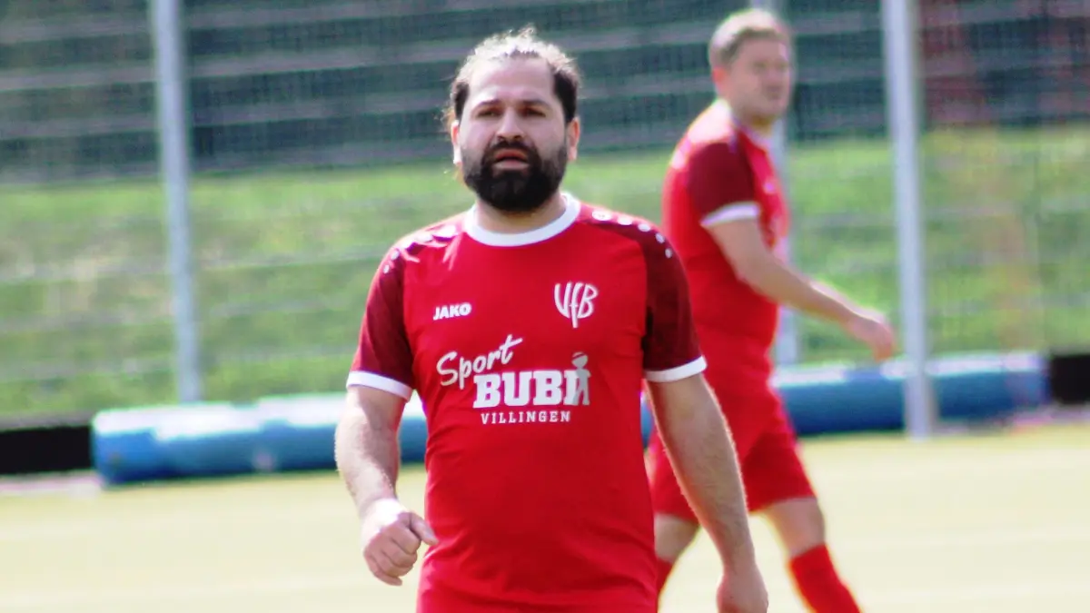 Ali Sari erzielte für A1-Tabellenführer VfB Villingen beim 4:2-Sieg im Topspiel beim SV Niedereschach zwei Treffer und hat bereits 13 Saisontore auf seinem Konto.
