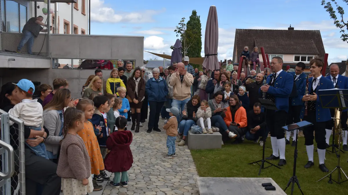 Der Kindergarten in Schabenhausen wurde eingeweiht.