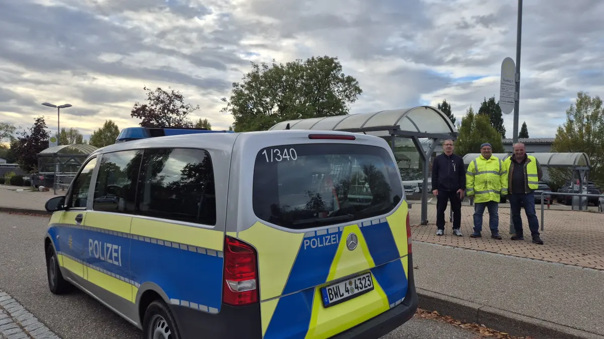Auch am Horber Schulzentrum auf dem Hohenberg wurde kontrolliert.