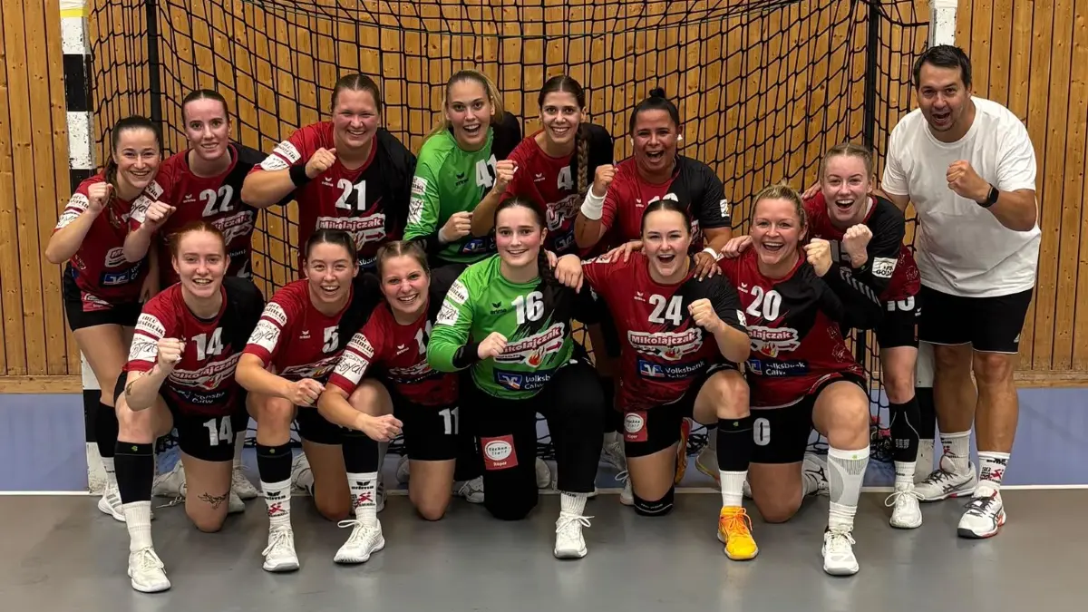Endlich Grund zum Jubeln: Die SG HCL holt bei den Rhein-Neckar Löwen ihre ersten Auswärtspunkte in der Verbandsliga.