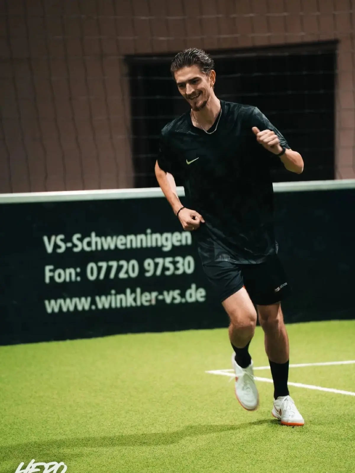 Gründer Maik Schirling in Aktion. Für ihn war bereits der erste Spieltag der Hero League ein voller Erfolg.