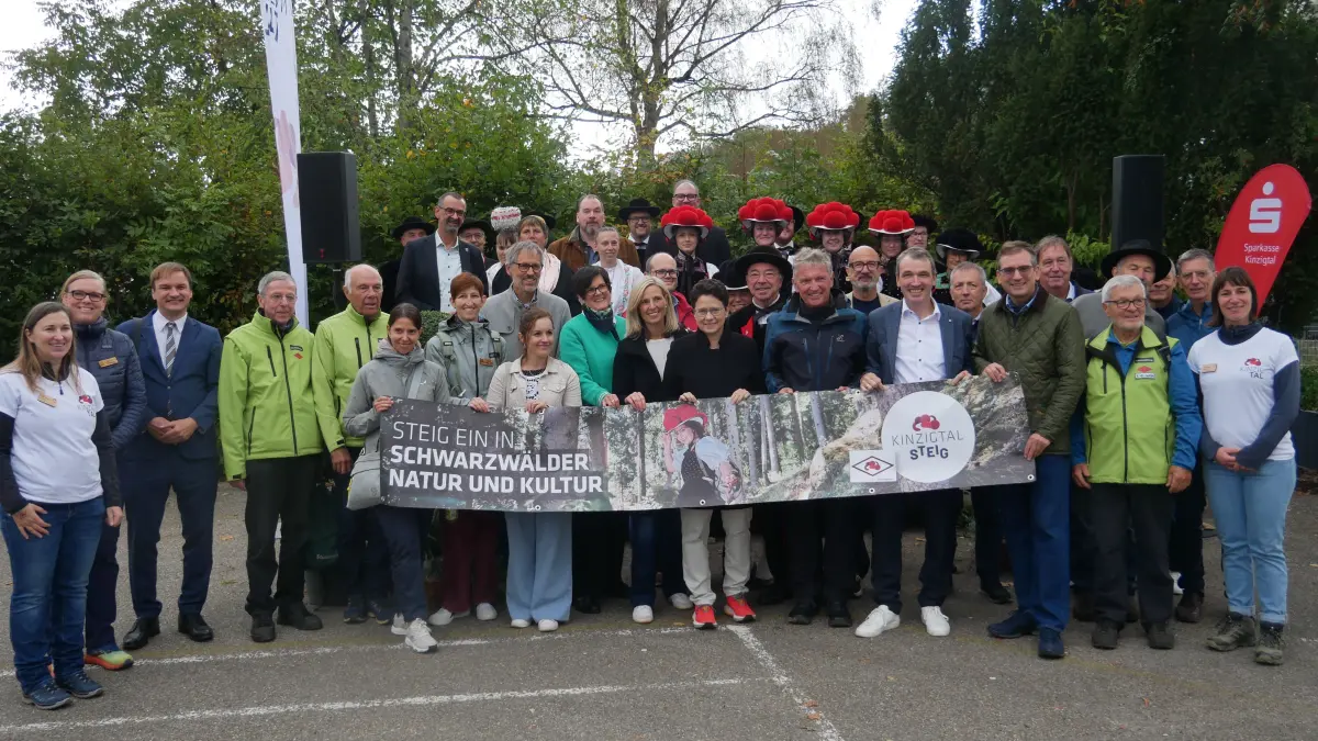 Feierlich wurde der Kinzigtalsteig in Hausach eröffnet.