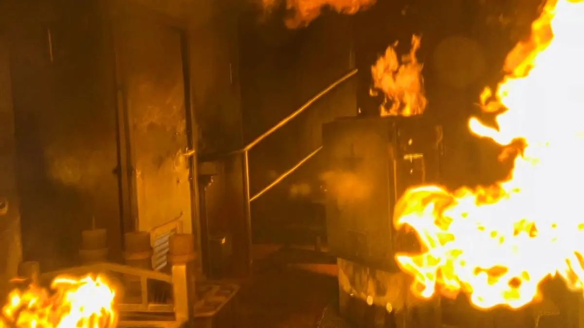 Brandübungsanlage