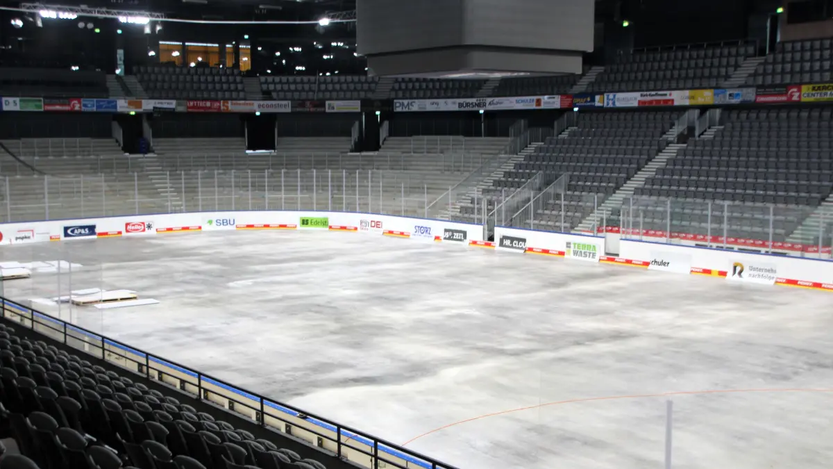 Die Betonpiste in der Helios-Arena wurde erfolgreich erneuert.