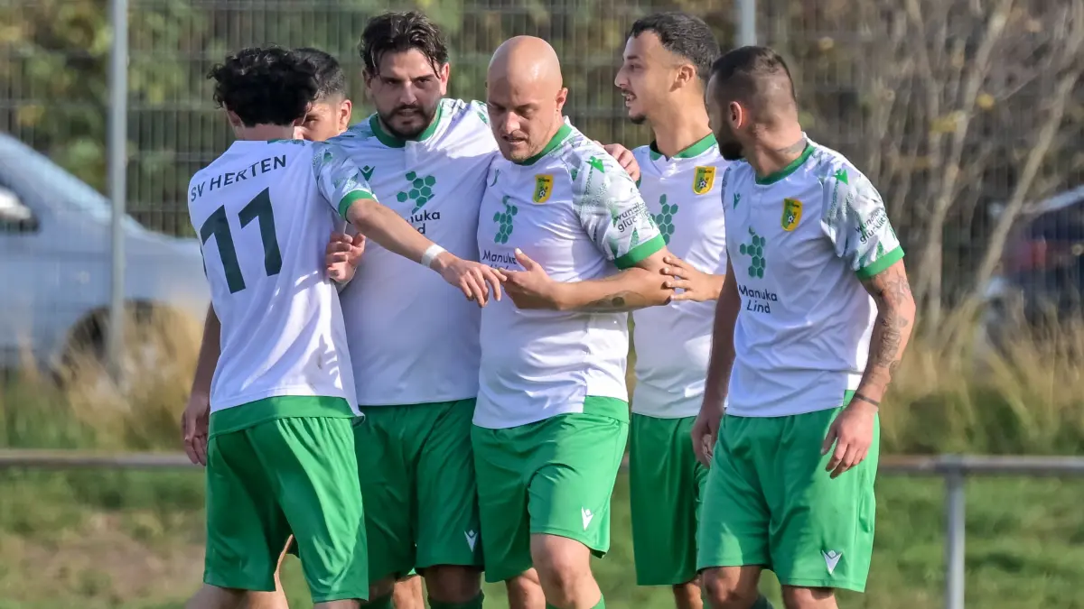 Zu jubeln gab es für den SV Herten in letzter Zeit viel.