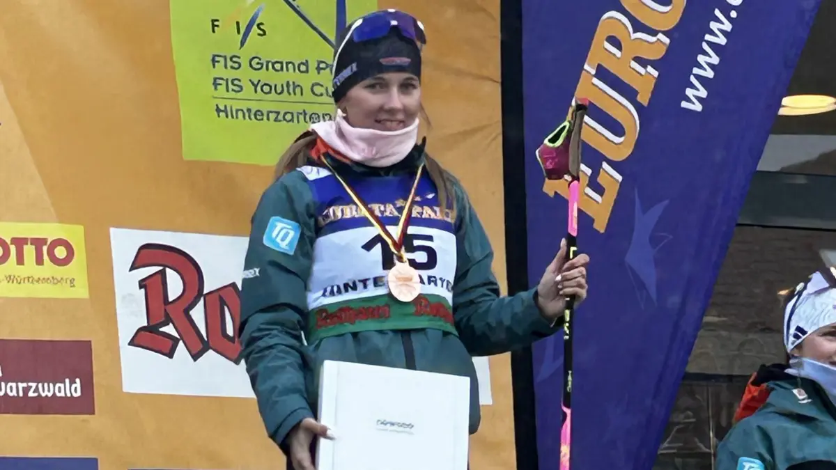 In der Juniorinnen-19-Wertung erreichte Fabienne Klumpp bei der DM in Hinterzarten Platz 3.