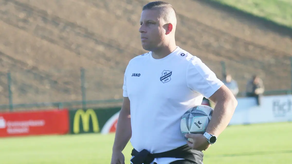 Steffen Breinlinger ist mit der jüngsten Trainingsleistung zufrieden.