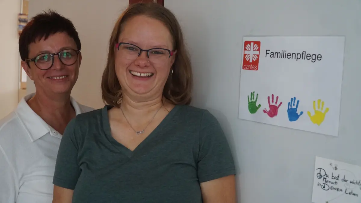 Der Leiterin der Caritas Familienhilfe Dunja Groneberg (links) und ihrer Stellvertreterin Sabrina Albicker liegt das Wohlergehen aller Familien und Alleinerziehenden sehr am Herzen.