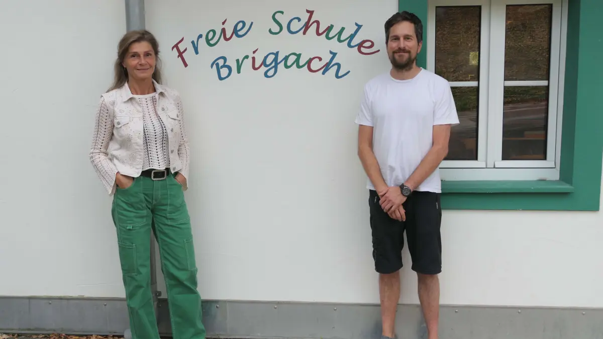 Daniela Dold und Andreas Knecht freuen sich auf Gäste zur Jubiläumsfeieram Samstag.