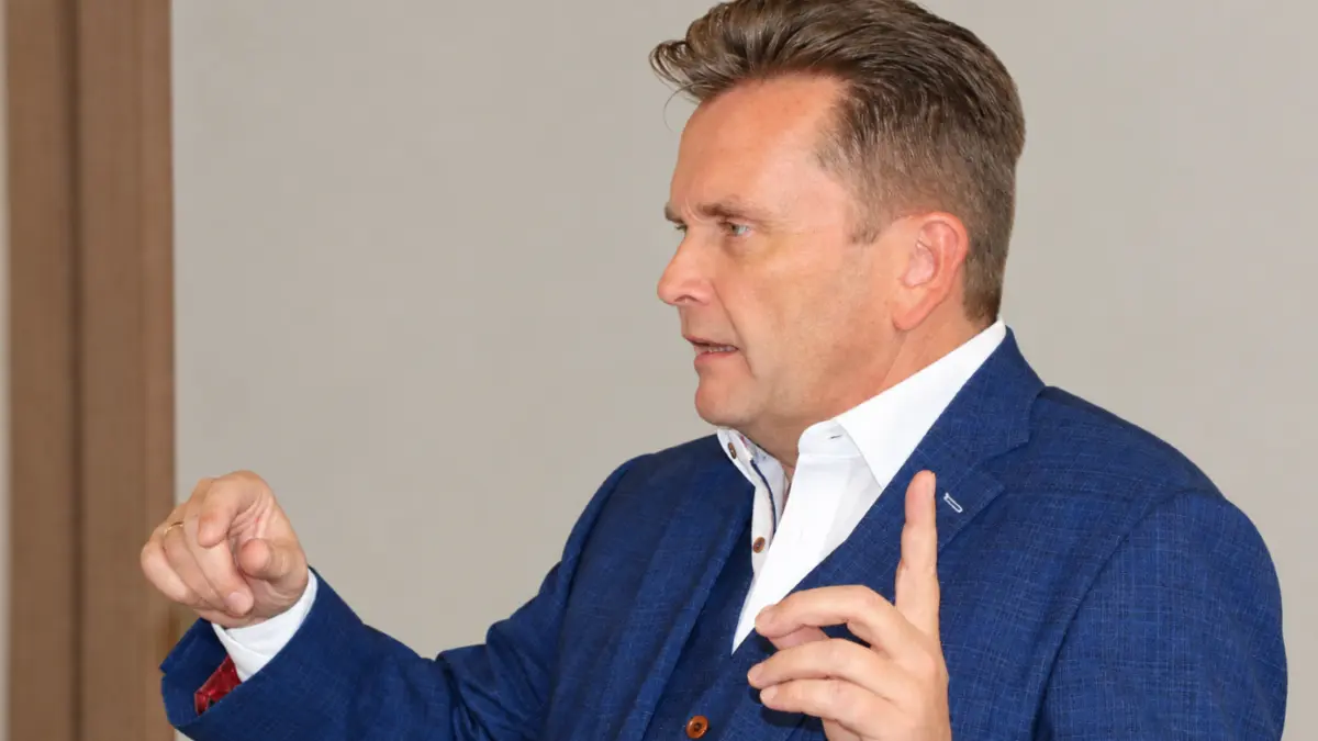Ralph Zimmermann am Donnerstag beim Stadtseniorenrat.