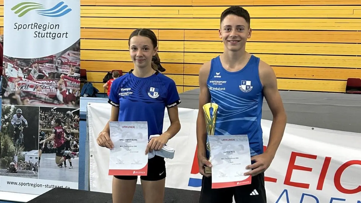 Miral Campos Ibarra und Laurenz Butz
