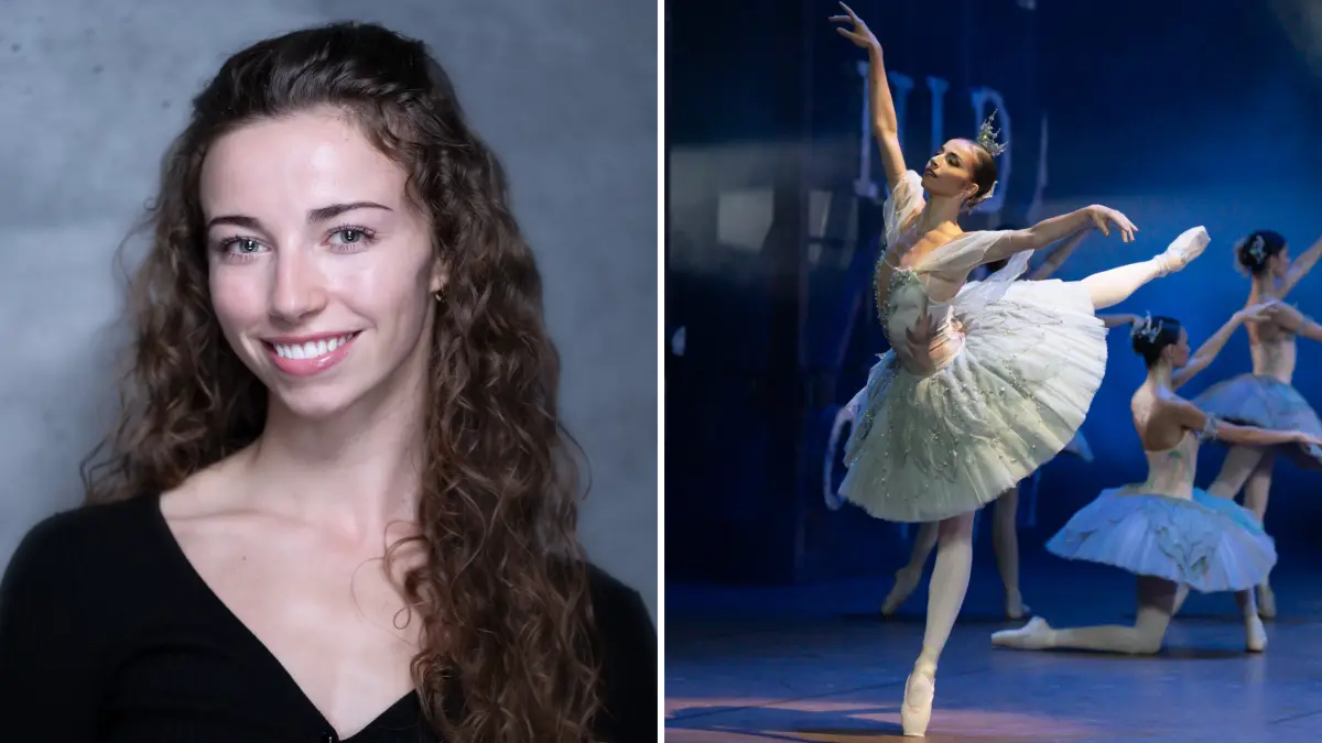 Abigail Willson-Heisel, Solistin des Stuttgarter Balletts, rechts in "Don Quichote"