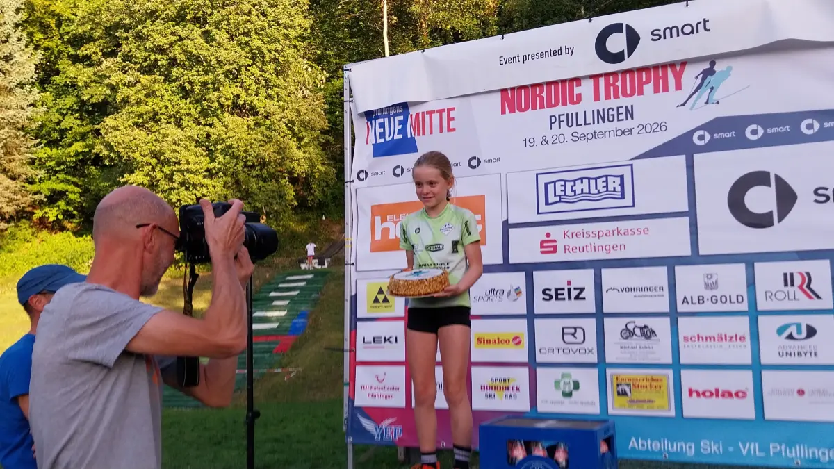 Frida Müller erhielt in Pfullingen einen Sonderpreis.