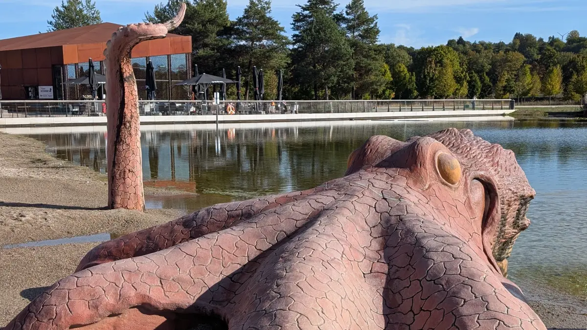 Die Zukunft der markanten Figur am Strand des Stegmattensees ist ungewiss.