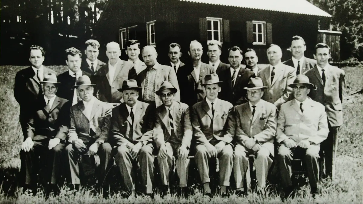 Gründungsmitglieder des Schützenvereins aus dem Jahre 1956