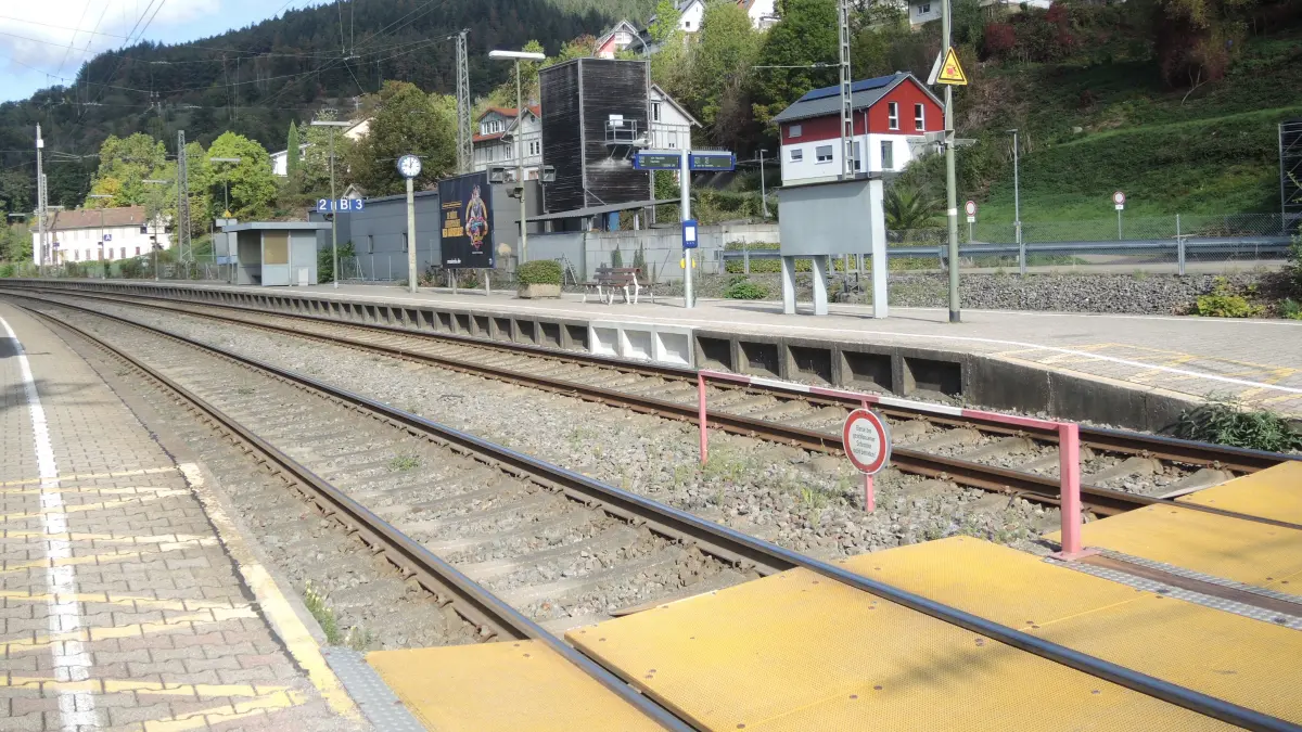 Der Bahnhof in Hornberg