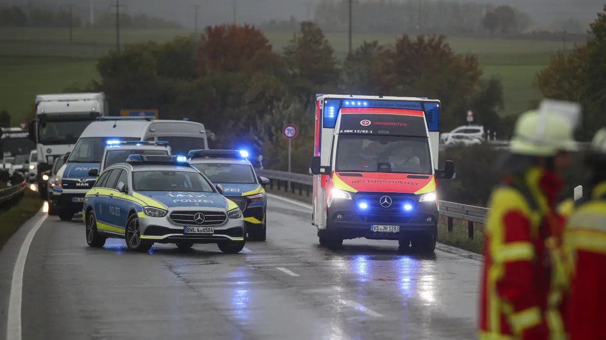 Unfall B33 Bad Dürrheim