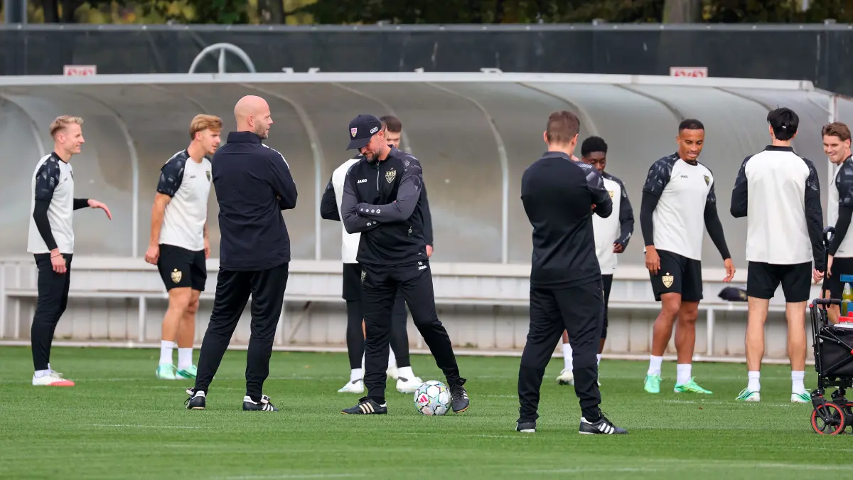 Impressionen vom VfB-Training am 19. Oktober 2026