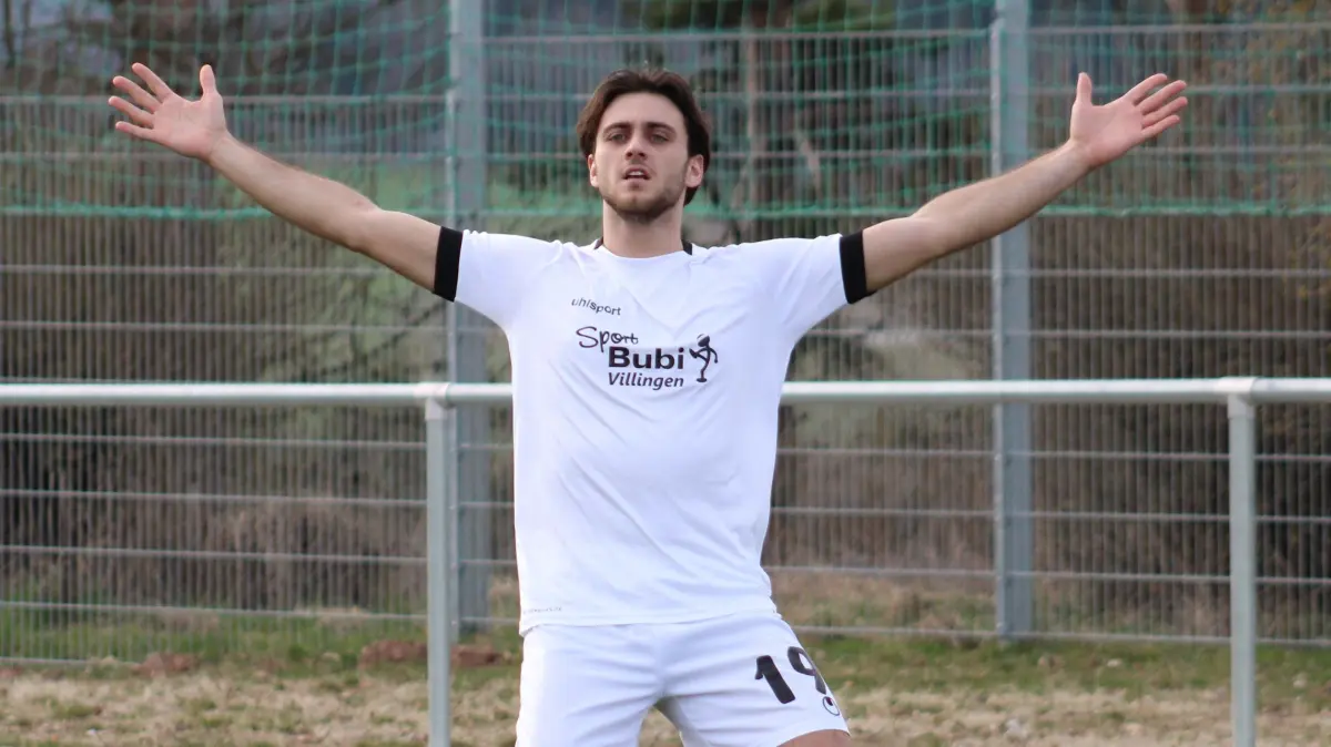 Rekord: Flavio Ferragina steuerte zum 7:2-Sieg der SG Marbach/Rietheim gegen den FC Furtwangen seinen bereits elften Saisontreffer bei und hat damit in allen sechs Heimspielen getroffen.